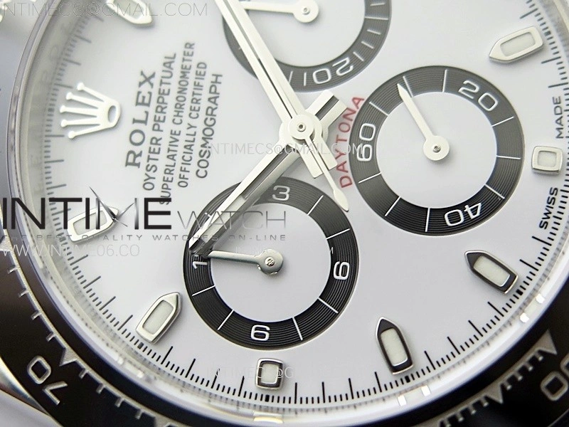 Daytona 116500LN 904L SS Case ZF 1:1 Best Edition White Dial On 904L SS Bracelet SH4130