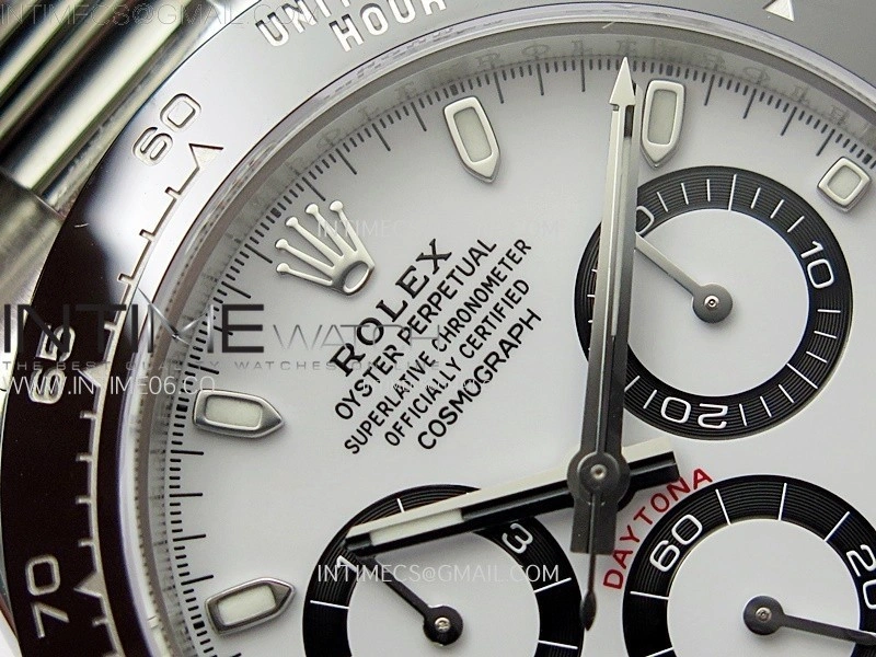Daytona 116500LN 904L SS Case ZF 1:1 Best Edition White Dial On 904L SS Bracelet SH4130