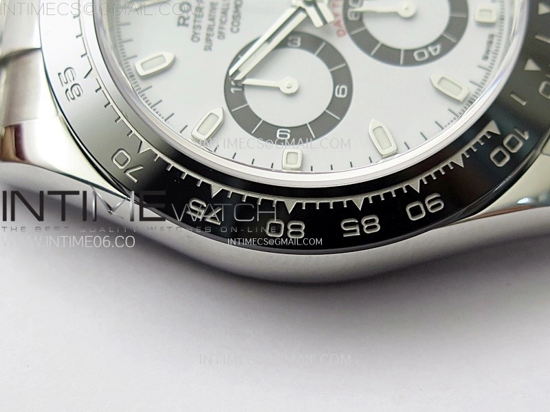 Daytona 116500LN 904L SS Case ZF 1:1 Best Edition White Dial On 904L SS Bracelet SH4130