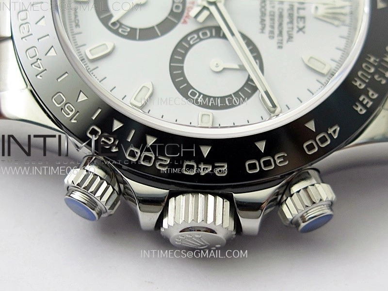 Daytona 116500LN 904L SS Case ZF 1:1 Best Edition White Dial On 904L SS Bracelet SH4130