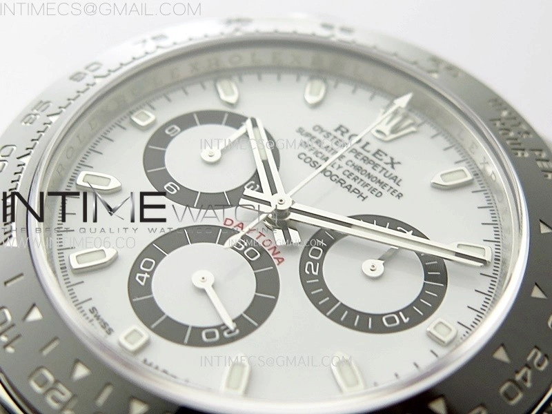 Daytona 116500LN 904L SS Case ZF 1:1 Best Edition White Dial On 904L SS Bracelet SH4130