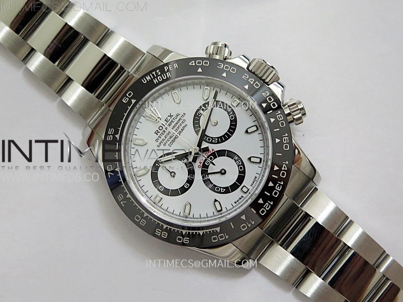 Daytona 116500LN 904L SS Case ZF 1:1 Best Edition White Dial On 904L SS Bracelet SH4130