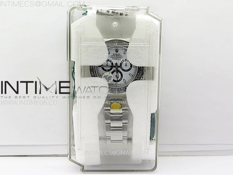Daytona 116500LN 904L SS Case ZF 1:1 Best Edition White Dial On 904L SS Bracelet SH4130
