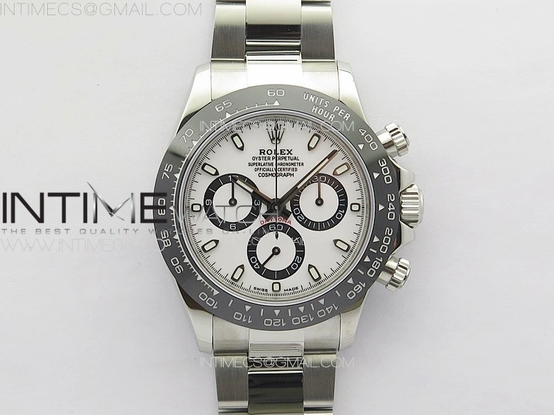 Daytona 116500LN APSF Best Edition White Dial Sticks Markers On SS Bracelet Slim A7750