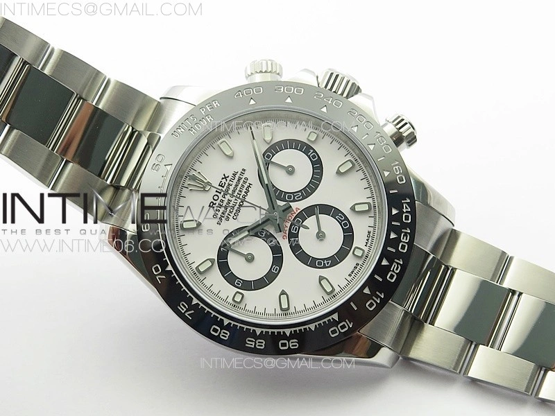 Daytona 116500LN APSF Best Edition White Dial Sticks Markers On SS Bracelet Slim A7750