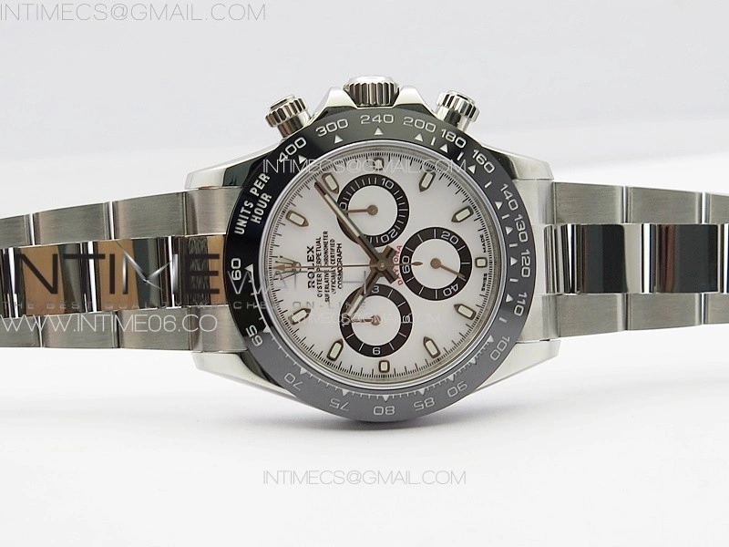 Daytona 116500LN APSF Best Edition White Dial Sticks Markers On SS Bracelet Slim A7750