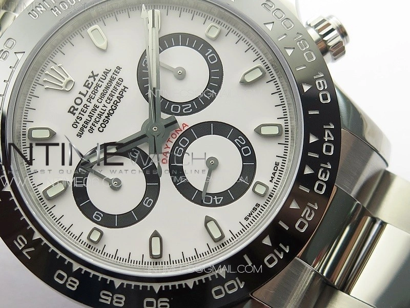 Daytona 116500LN APSF Best Edition White Dial Sticks Markers On SS Bracelet Slim A7750
