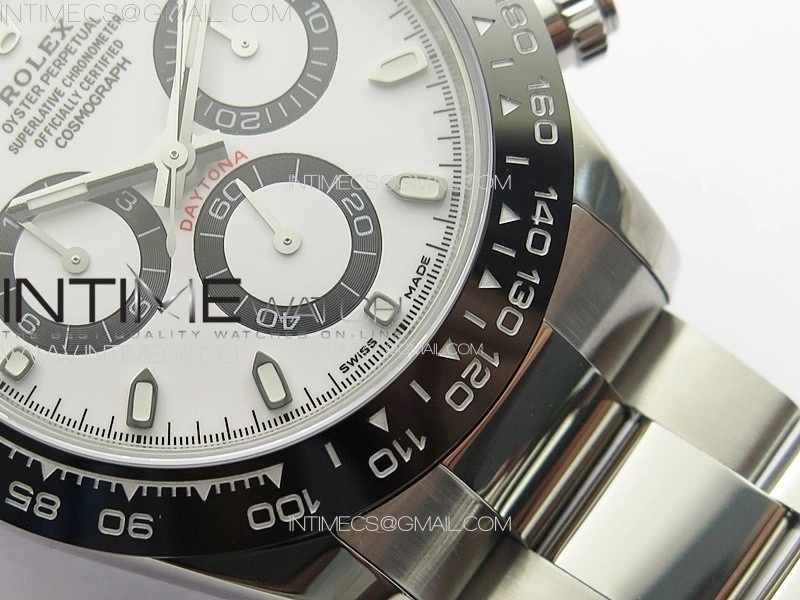 Daytona 116500LN APSF Best Edition White Dial Sticks Markers On SS Bracelet Slim A7750
