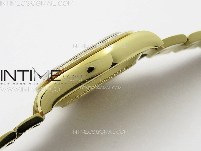 Daytona 116508 YG APSF Black Dial Gold Subdial Stick Markers On YG Bracelet Slim A7750