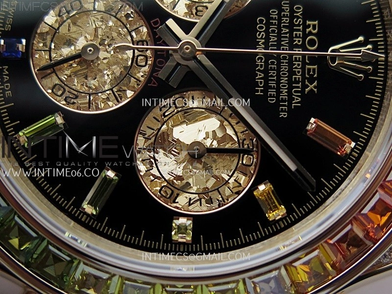 Daytona 116595RBOW Rainbow ZF 1:1 Best Edition Black Diamond Dial on RG Bracelet SH4130