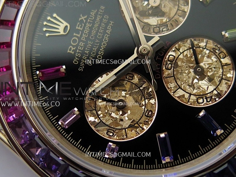Daytona 116595RBOW Rainbow ZF 1:1 Best Edition Black Diamond Dial on RG Bracelet SH4130