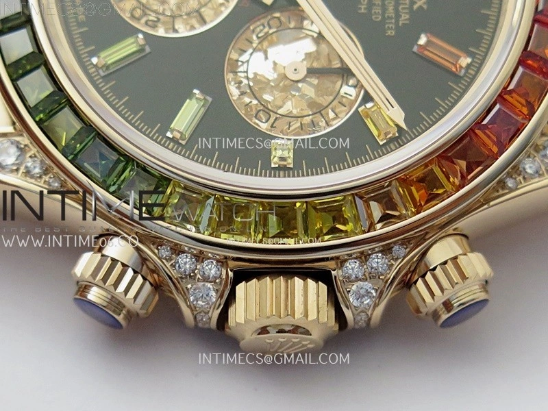 Daytona 116595RBOW Rainbow ZF 1:1 Best Edition Black Diamond Dial on RG Bracelet SH4130
