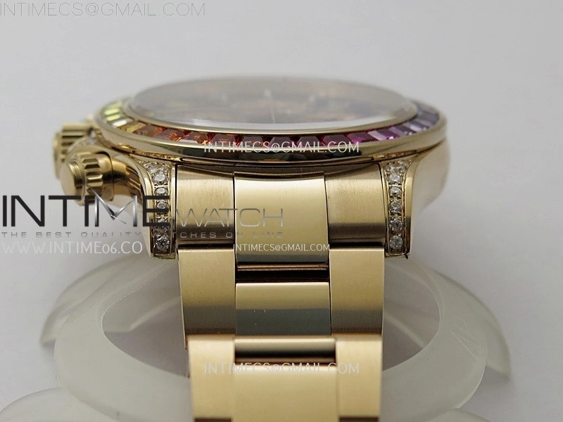 Daytona 116595RBOW Rainbow ZF 1:1 Best Edition Black Diamond Dial on RG Bracelet SH4130