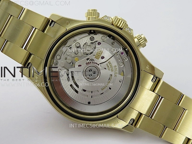 Daytona 116598RBOW Rainbow ZF 1:1 Best Edition Black Diamond Dial on YG Bracelet SH4130