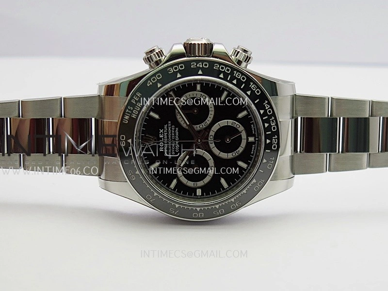 Daytona 126500 904L Steel ARF 1:1 Best Edition Black Dial On 904L Steel Bracelet DD4131