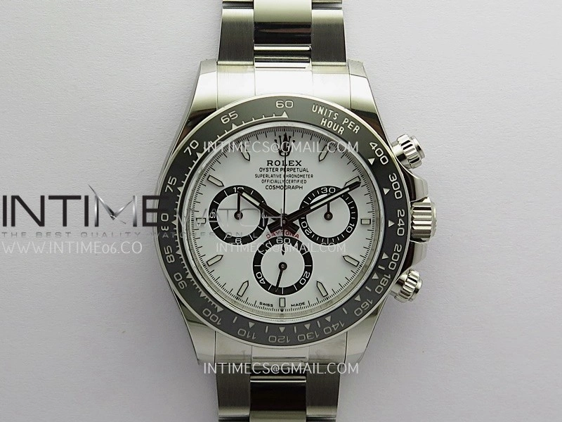 Daytona 126500 904L Steel ARF 1:1 Best Edition White Dial On 904L Steel Bracelet DD4131