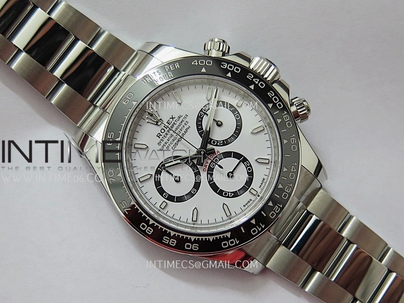 Daytona 126500 904L Steel ARF 1:1 Best Edition White Dial On 904L Steel Bracelet DD4131