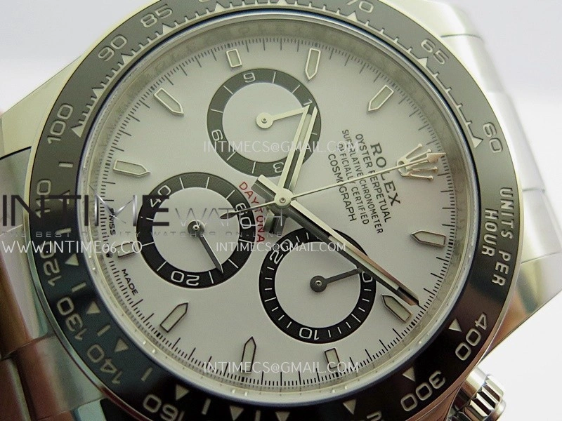 Daytona 126500 904L Steel ARF 1:1 Best Edition White Dial On 904L Steel Bracelet DD4131