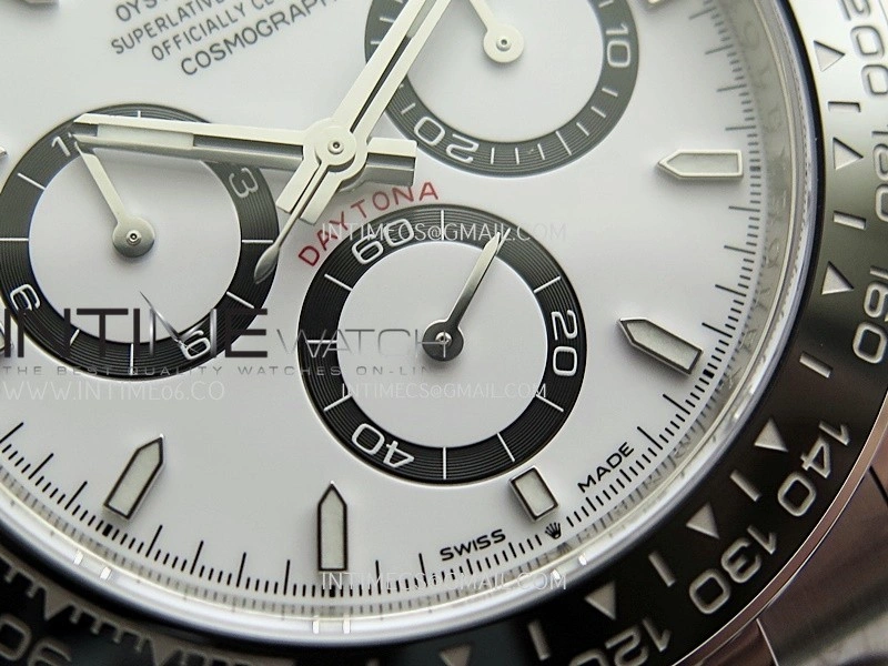 Daytona 126500 904L Steel ARF 1:1 Best Edition White Dial On 904L Steel Bracelet DD4131