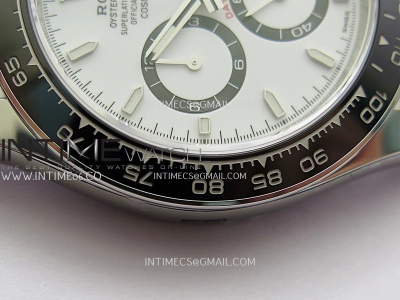 Daytona 126500 904L Steel ARF 1:1 Best Edition White Dial On 904L Steel Bracelet DD4131