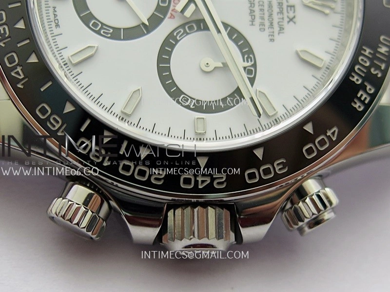 Daytona 126500 904L Steel ARF 1:1 Best Edition White Dial On 904L Steel Bracelet DD4131