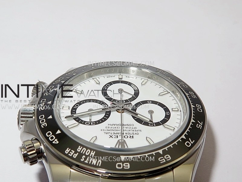Daytona 126500 904L Steel ARF 1:1 Best Edition White Dial On 904L Steel Bracelet DD4131