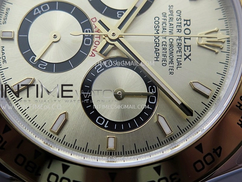 Daytona 126503 SS YG Gain Weight QF 1:1 Best Edition Gold Dial On Oyster Bracelet SH4131