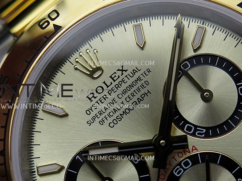 Daytona 126503 SS YG Gain Weight QF 1:1 Best Edition Gold Dial On Oyster Bracelet SH4131
