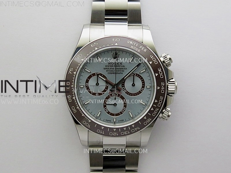 Daytona 126506 SS AR+F 1:1 Best Edition Ice Blue Dial Stick Marker on SS Bracelet SA4131