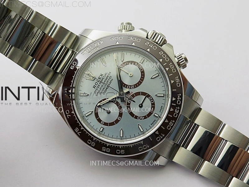 Daytona 126506 SS AR+F 1:1 Best Edition Ice Blue Dial Stick Marker on SS Bracelet SA4131