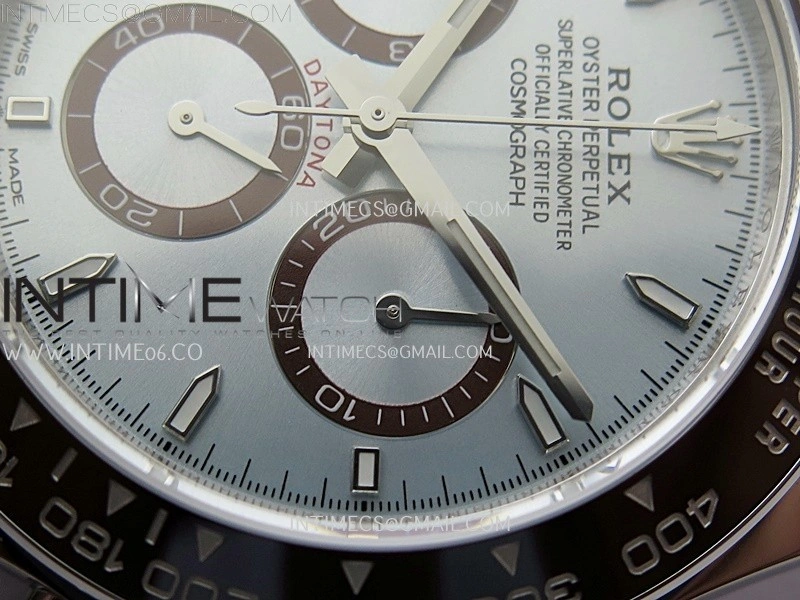 Daytona 126506 SS AR+F 1:1 Best Edition Ice Blue Dial Stick Marker on SS Bracelet SA4131
