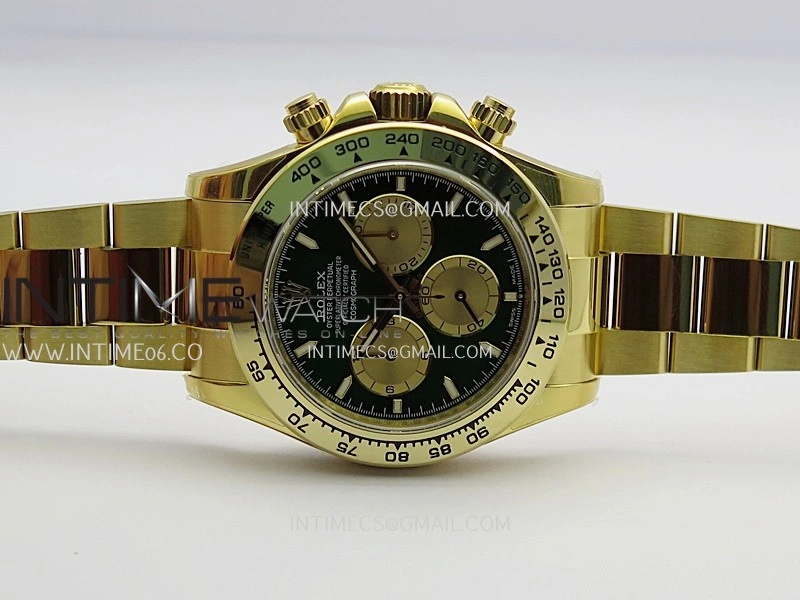 Daytona 126508 YG UFO 1:1 Best Edition Green Dial Stick Maker On Oyster Bracelet UF4131