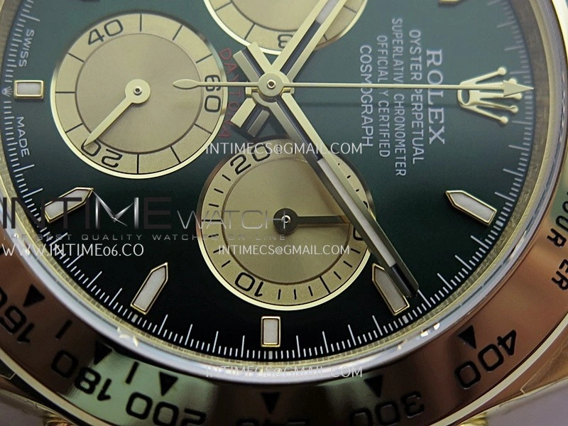 Daytona 126508 YG UFO 1:1 Best Edition Green Dial Stick Maker On Oyster Bracelet UF4131