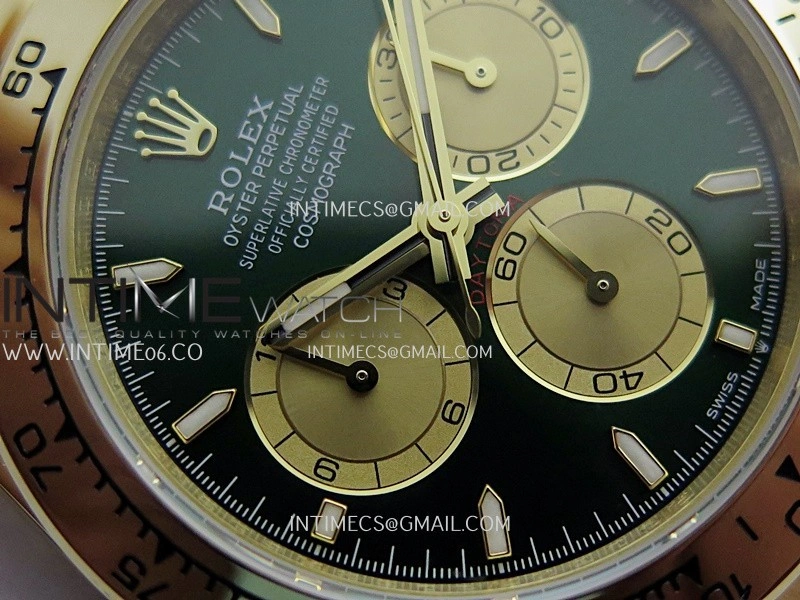 Daytona 126508 YG UFO 1:1 Best Edition Green Dial Stick Maker On Oyster Bracelet UF4131