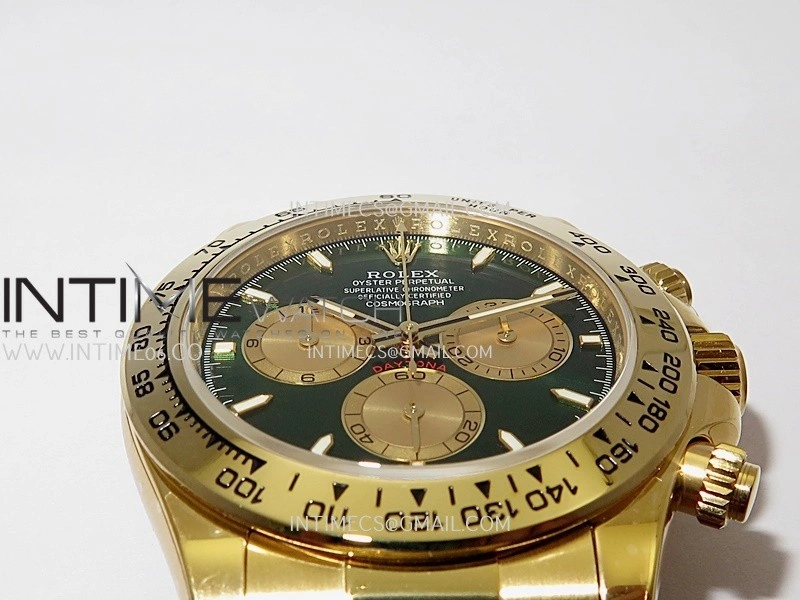 Daytona 126508 YG UFO 1:1 Best Edition Green Dial Stick Maker On Oyster Bracelet UF4131