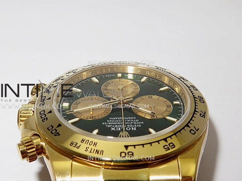 Daytona 126508 YG UFO 1:1 Best Edition Green Dial Stick Maker On Oyster Bracelet UF4131