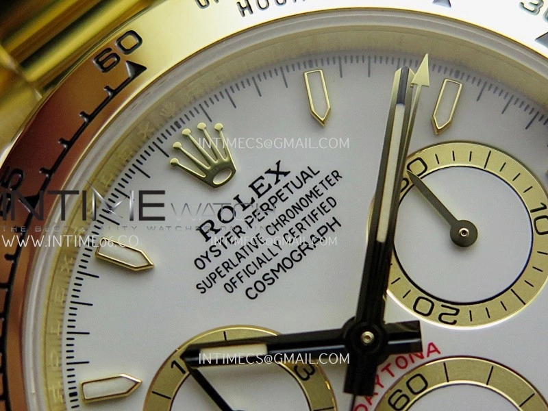 Daytona 126508 YG UFO 1:1 Best Edition White Dial Stick Maker On Oyster Bracelet UF4131