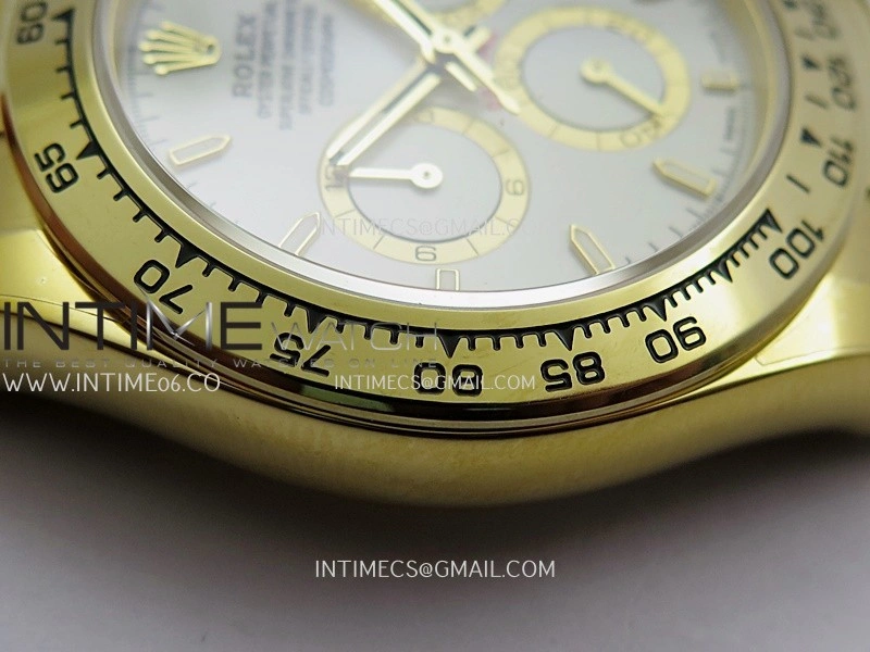 Daytona 126508 YG UFO 1:1 Best Edition White Dial Stick Maker On Oyster Bracelet UF4131