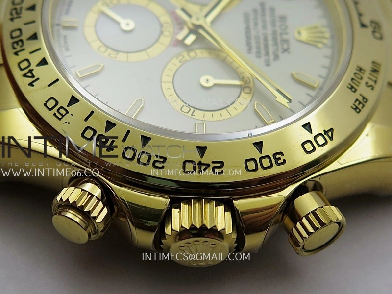 Daytona 126508 YG UFO 1:1 Best Edition White Dial Stick Maker On Oyster Bracelet UF4131