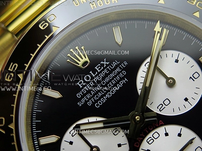Daytona 2023 Le Mans YG QF Best Edition Black Dial On 904L RG Case and Bracelet SA4132
