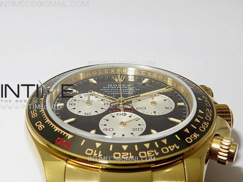Daytona 2023 Le Mans YG QF Best Edition Black Dial On 904L RG Case and Bracelet SA4132