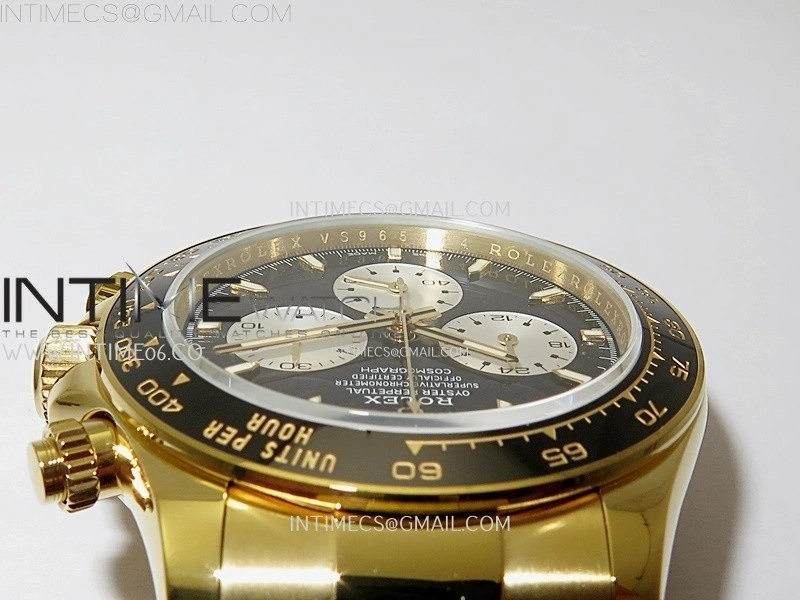Daytona 2023 Le Mans YG QF Best Edition Black Dial On 904L RG Case and Bracelet SA4132
