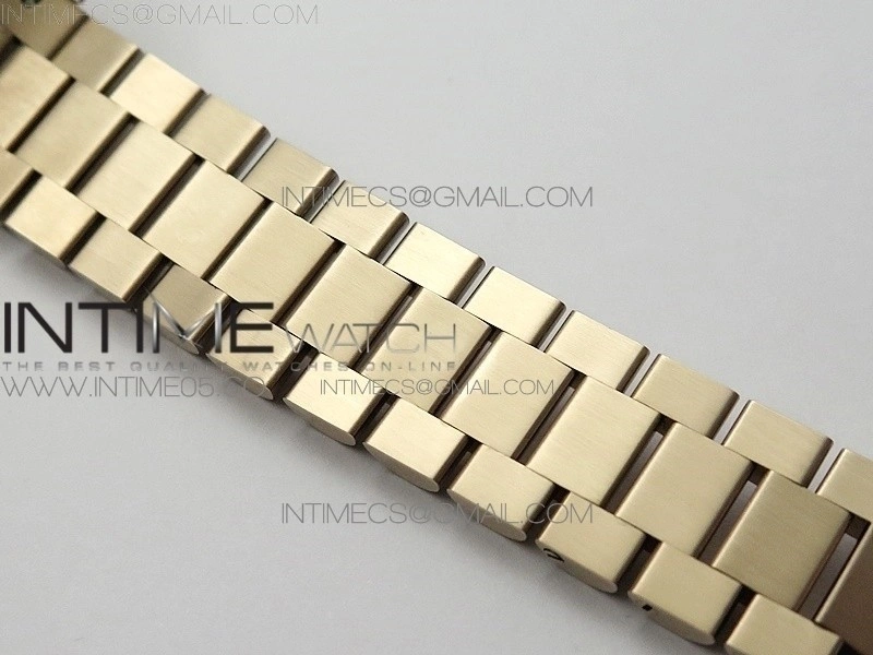 Datejust 31mm 278275 RG Dia Bezel BP Best Edition Silver Roman Markers Dial @6 Dia on RG President Bracelet