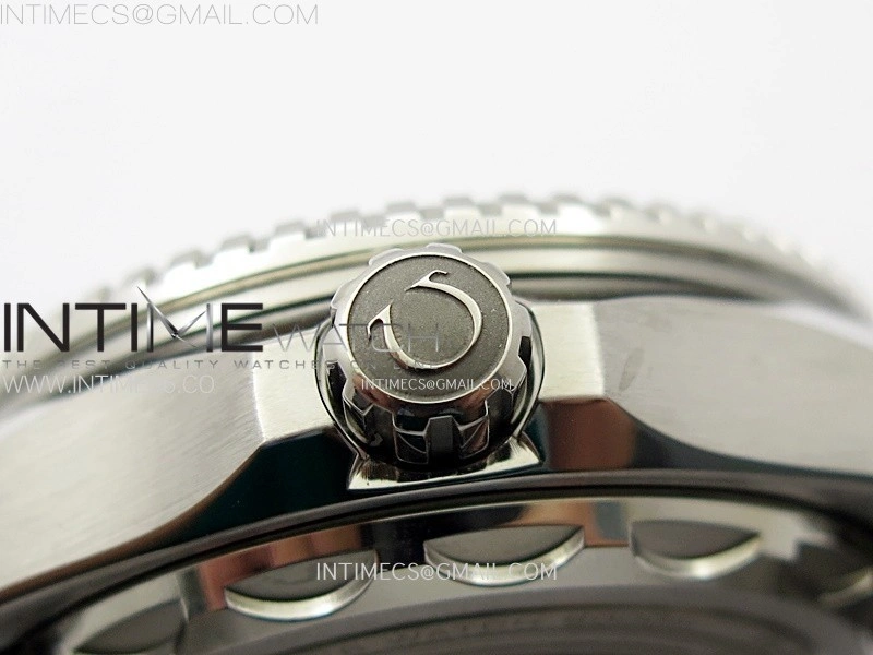 Seamaster 6000M Ultra Deep SS TF 1:1 Best Edition Gray Dial Orange Ceramic Bezel on SS Bracelet A2824