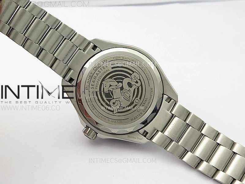 Seamaster 6000M Ultra Deep SS TF 1:1 Best Edition Gray Dial Orange Ceramic Bezel on SS Bracelet A2824