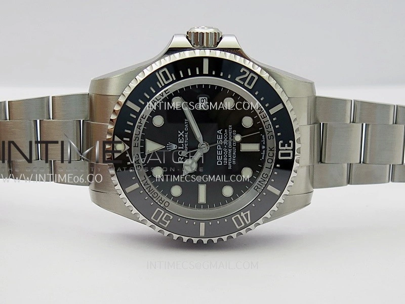 Deep Sea Dweller 136660 904L Steel 3EF 1:1 Best Edition Black Dial on SS Bracelet VR3235