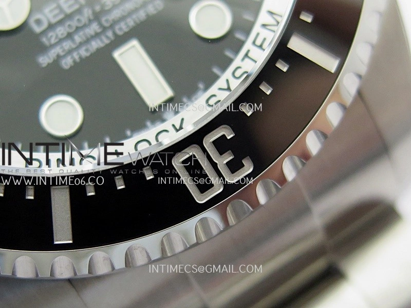 Deep Sea Dweller 136660 904L Steel 3EF 1:1 Best Edition Black Dial on SS Bracelet VR3235