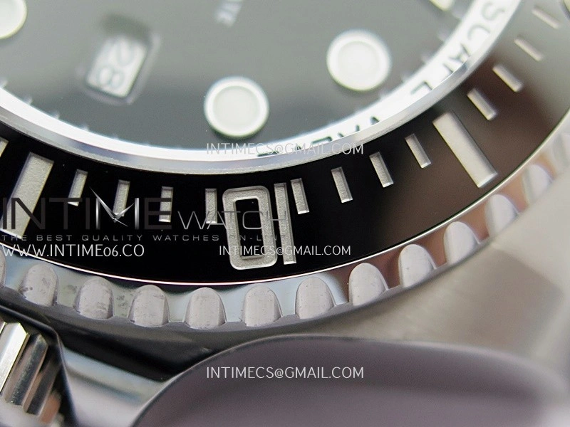 Deep Sea Dweller 136660 904L Steel 3EF 1:1 Best Edition Black Dial on SS Bracelet VR3235
