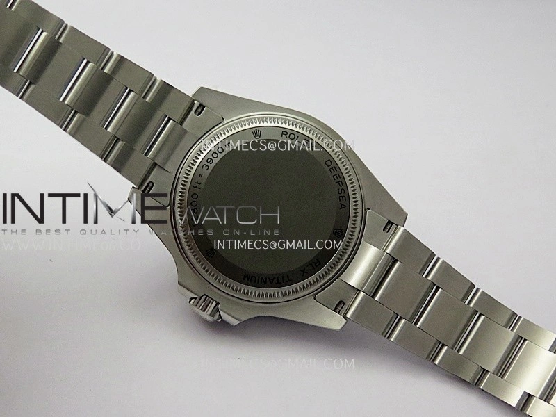 Deep Sea Dweller 136660 904L Steel 3EF 1:1 Best Edition Black Dial on SS Bracelet VR3235
