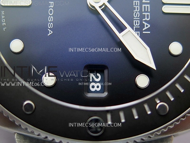 PAM1565 Luna Rossa Submersible 42mm VSF 1:1 Best Edition Blue Dial On Blue Fabric Strap P900